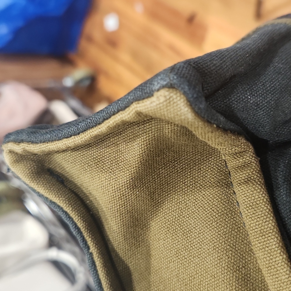 💚🔹️HERMES 🔹️TOTE BAG | TOTE BAG COLORS BLACK & ARMY GREEN W/ COA - Picture 17 of 17